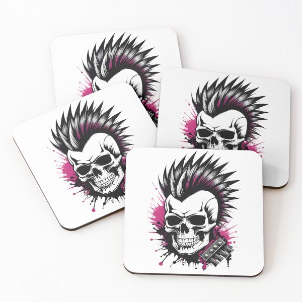 Item preview, Death metal skull design designed and sold by Metaverse8.