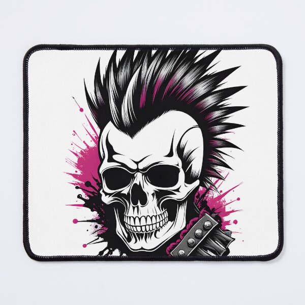 Item preview, Death metal skull design designed and sold by Metaverse8.