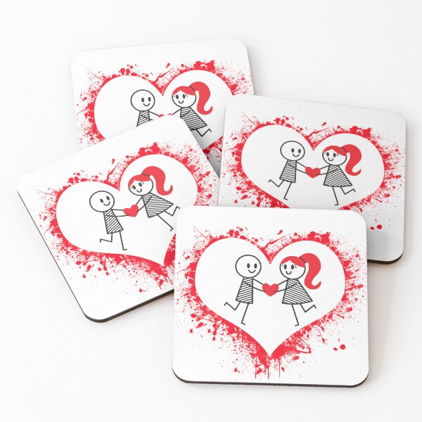 Item preview, Valentines Couple Heart Sharing 2 designed and sold by BAZART-CREATION.