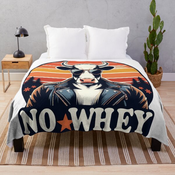 Item preview, Funny Vegan Cow No Whey Vintage Retro designed and sold by KitonicTees.