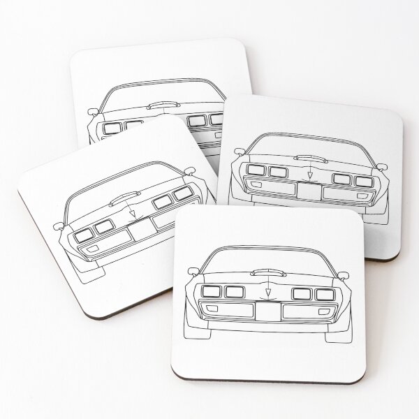 Item preview, Pontiac Firebird Trans Am 1979-1981 black lined art designed and sold by EdimDesign.