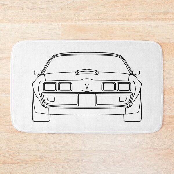 Item preview, Pontiac Firebird Trans Am 1979-1981 black lined art designed and sold by EdimDesign.