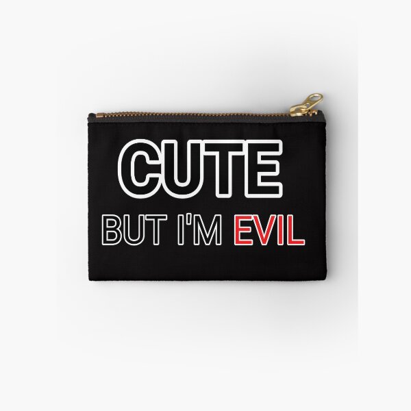 Item preview, Cute but I'm evil designed and sold by Aiyinyangart.