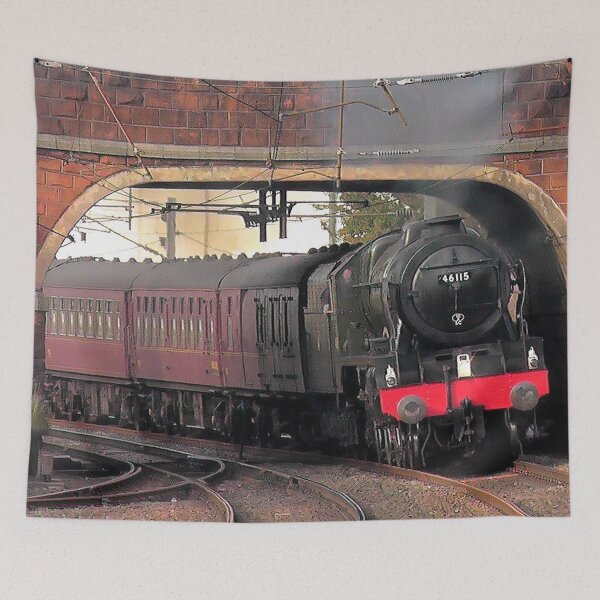 Item preview, LMS Royal Scot 46115 'Scots Guardsman' at Penrith designed and sold by Rorymacve.