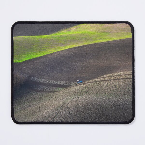 Item preview, Tractor plowing the fields in Tuscany at sunset. Italy designed and sold by Stefano Orazzini.