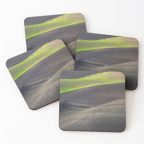 Item preview, Tractor plowing the fields in Tuscany at sunset. Italy designed and sold by Stefano Orazzini.