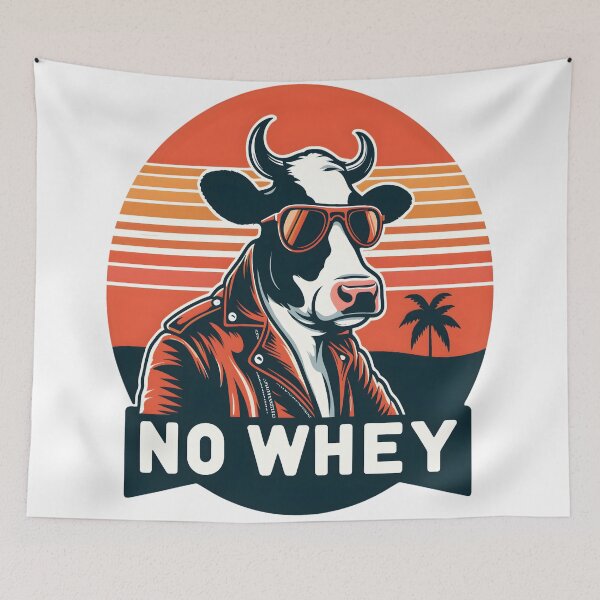 Item preview, No Whey Funny Vegan Cow  designed and sold by KitonicTees.