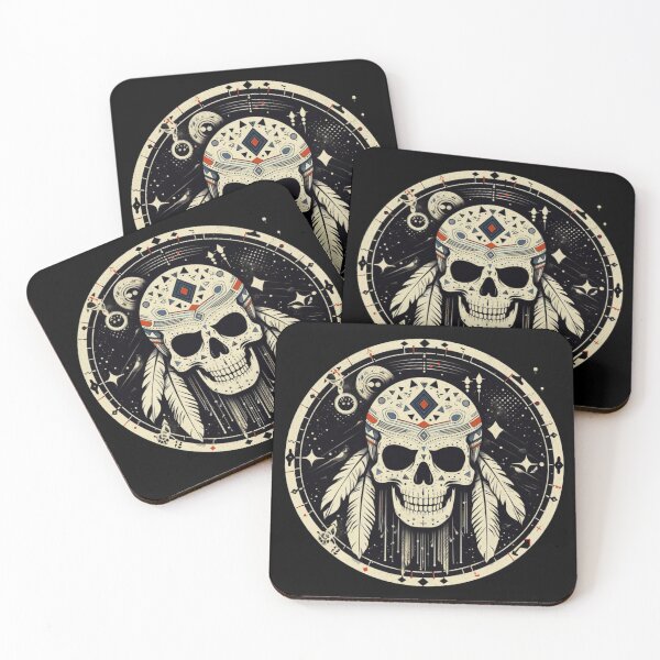 Item preview, NATIVE AMERICAN SKULL 1  designed and sold by justyna-s28.