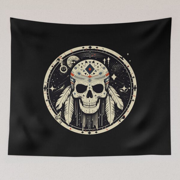 Item preview, NATIVE AMERICAN SKULL 1  designed and sold by justyna-s28.