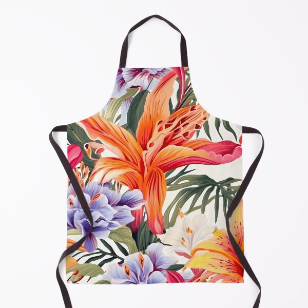 Item preview, Tropical leaves and flowers designed and sold by ooHalloo.