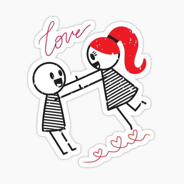 Item preview, Valentines Couple Love Round Description designed and sold by BAZART-CREATION.