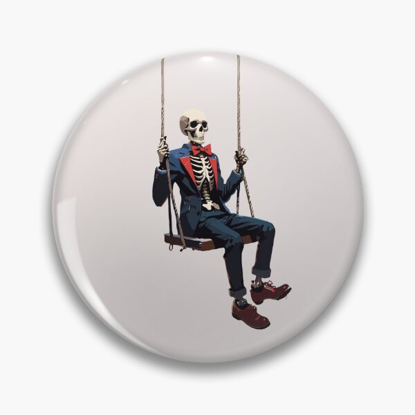 Item preview, The Preppy Skeleton On The Swing designed and sold by DesignscapeWCF.