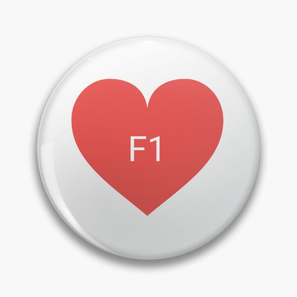 Item preview, F1 red heart  designed and sold by TheGrandShopp.