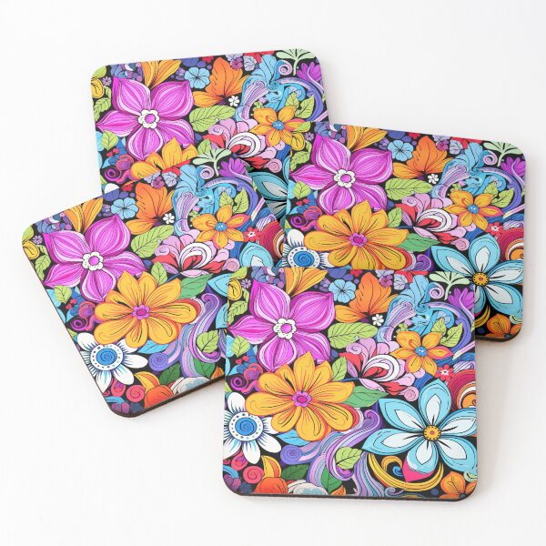 Item preview, Coloristic Flowers designed and sold by GrinGalore.