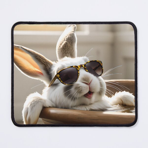 Item preview, Bunny is chilling in the tub designed and sold by NiemandsKunst.