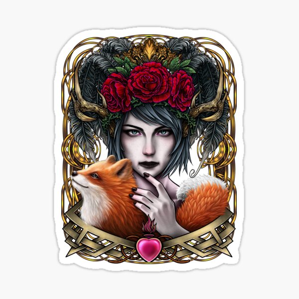 Item preview, Witchy fox designed and sold by Winya.