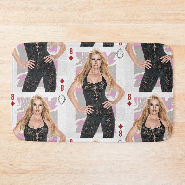 Item preview, 8 of Diamonds wrestling diva playing card artwork designed and sold by PopRealistArt.