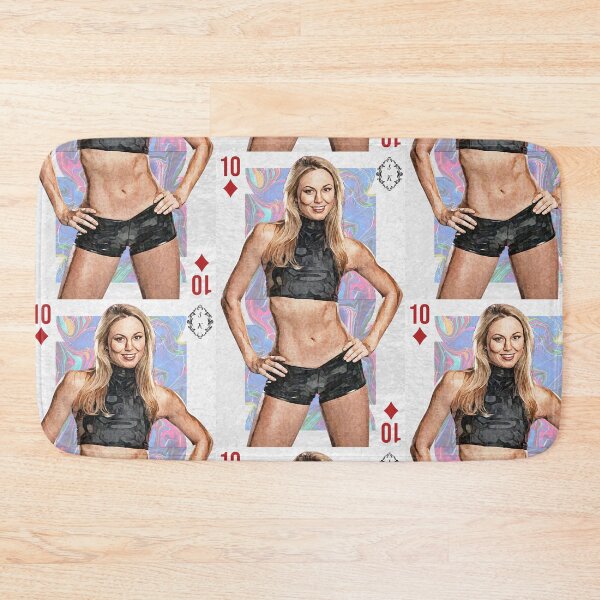 Item preview, 10 of Diamonds wrestling diva playing card artwork designed and sold by PopRealistArt.