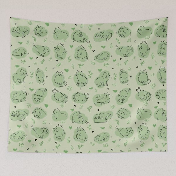 Item preview, cat print 3 designed and sold by Surreal Ilustra.
