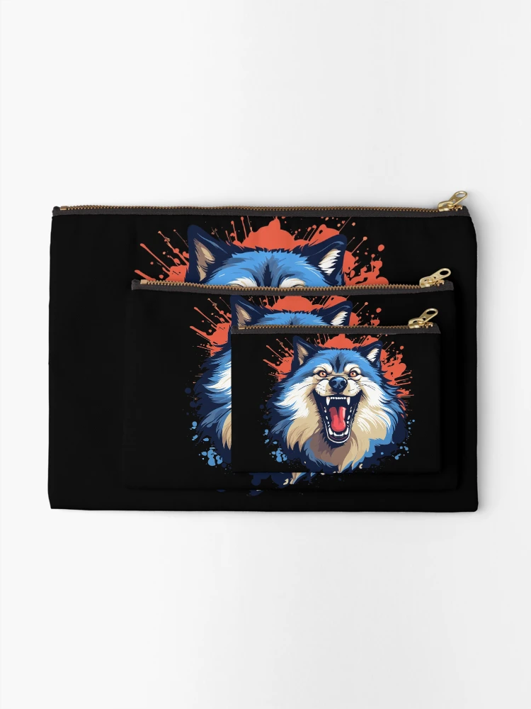 Thumbnail 2 of 4, Zipper Pouch, wolf designed and sold by Ultimate-Rabbit.