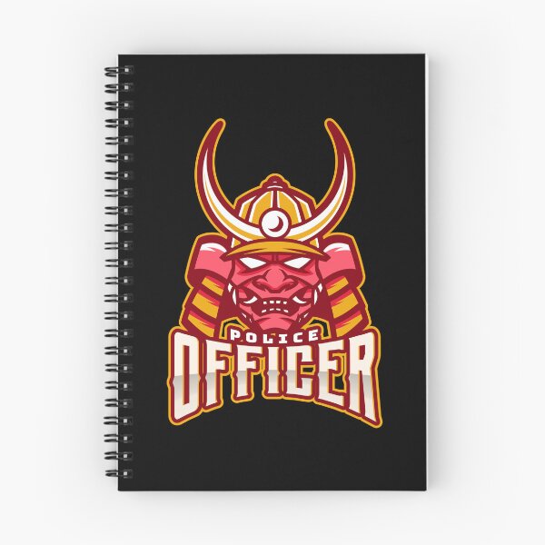 Item preview, Police Officer Design with Samurai Character designed and sold by PRIVARSHU.