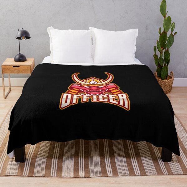 Item preview, Police Officer Design with Samurai Character designed and sold by PRIVARSHU.