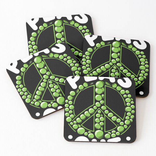 Item preview, Funny Vegan Vegetarian Peas Out  designed and sold by KitonicTees.