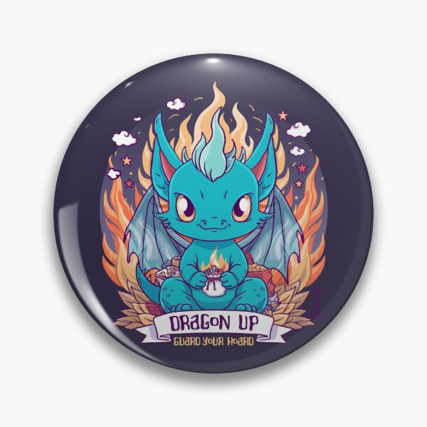Item preview, Dragon Up, Guard Your Hoard - Adorable Sentry Dragon designed and sold by SPIRIMAL.