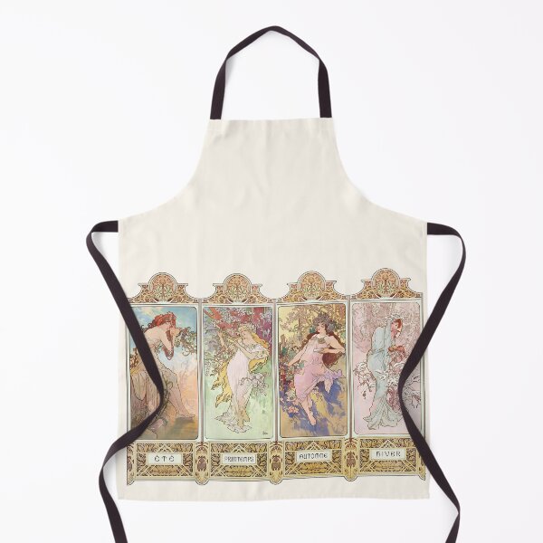Item preview, The four seasons ( with original frame), Alphonse Mucha - HIGH DEFINITION designed and sold by MINDTHECHERRY.
