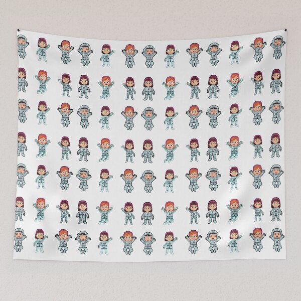 Item preview, happy little astronauts celebrating their space journey designed and sold by huape.
