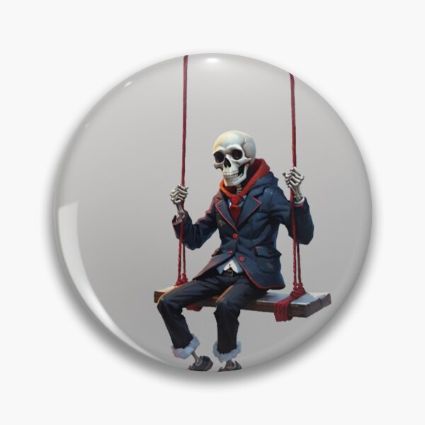 Item preview, The Preppy Skeleton On The Swing designed and sold by DesignscapeWCF.