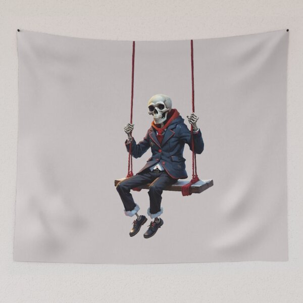 Item preview, The Preppy Skeleton On The Swing designed and sold by DesignscapeWCF.