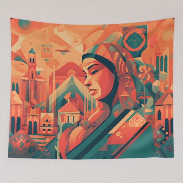 Item preview, Abstract Mirage: Artistic Ode to Arabian Cultural Elements designed and sold by iQuorra.