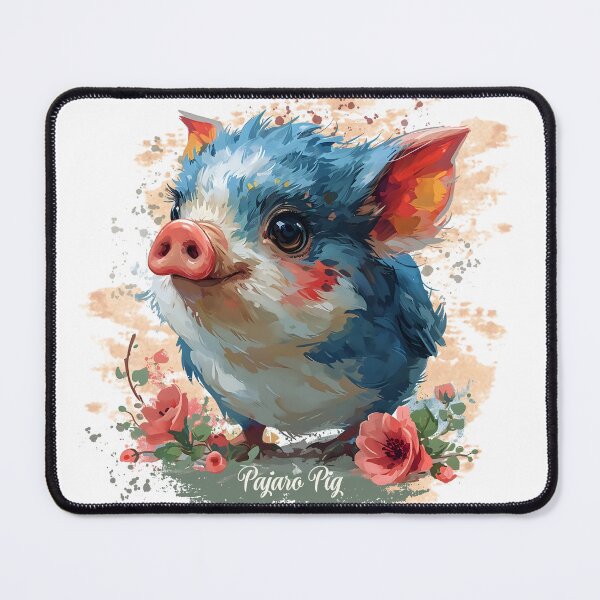 Item preview, Pajaro Pig Watercolor designed and sold by FedoraDesign.
