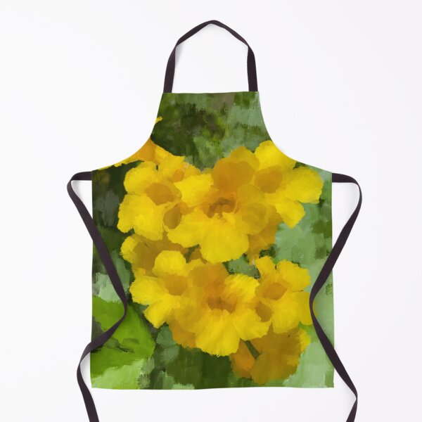 Item preview, Golden trumpet flowers designed and sold by Flowersonstuff.