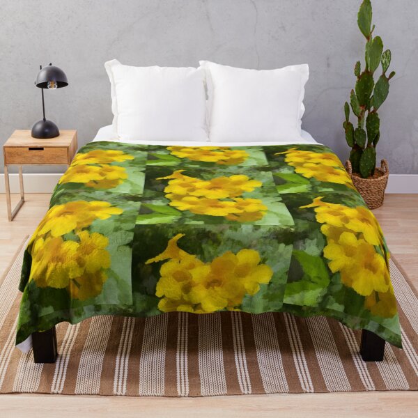 Item preview, Golden trumpet flowers designed and sold by Flowersonstuff.