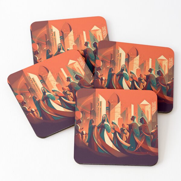 Item preview, Ethereal Arabesque: Abstract Art Embracing Arabian Culture designed and sold by iQuorra.