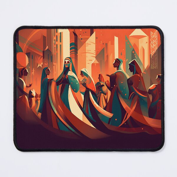 Item preview, Ethereal Arabesque: Abstract Art Embracing Arabian Culture designed and sold by iQuorra.