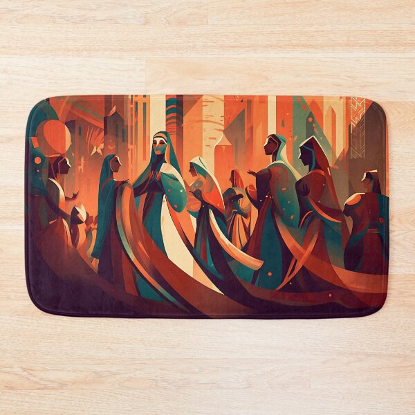 Item preview, Ethereal Arabesque: Abstract Art Embracing Arabian Culture designed and sold by iQuorra.