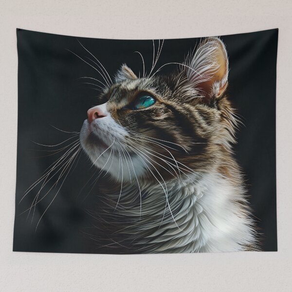 Item preview, "Contemplative Whiskers: The Thoughtful Feline" designed and sold by APARTAI EU.