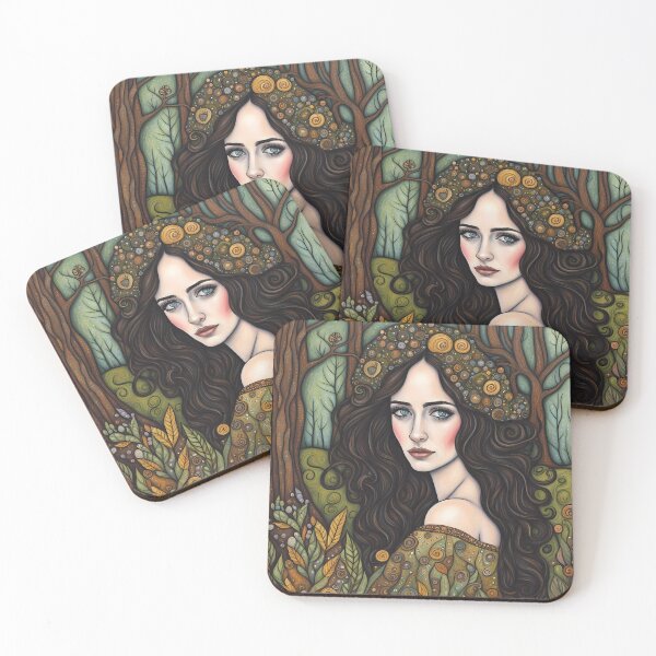 Item preview, Eva Green as a fairy in the woods designed and sold by Colin Bentham.