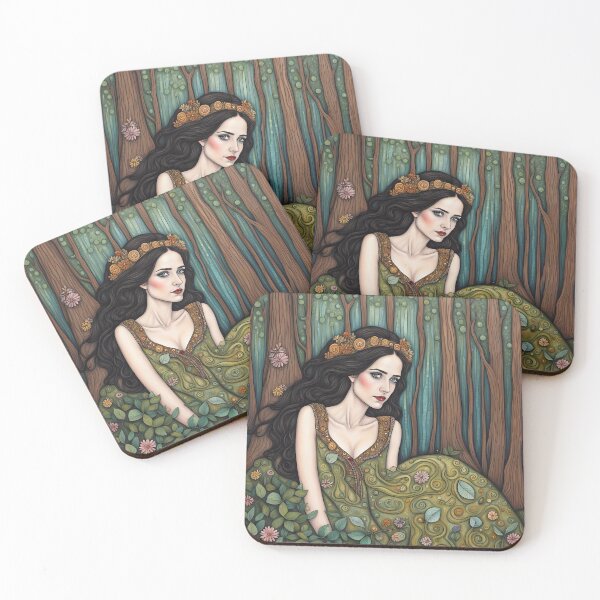 Item preview, Eva Green as a fairy in the woods designed and sold by Colin Bentham.