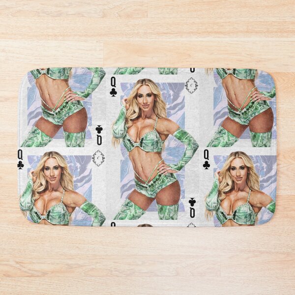 Item preview, Queen of Clubs wrestling diva playing card artwork designed and sold by PopRealistArt.