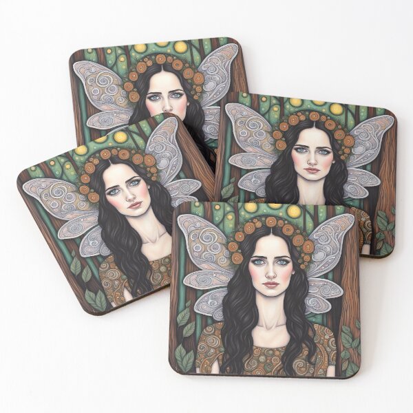 Item preview, Eva Green as a fairy in the woods designed and sold by Colin Bentham.