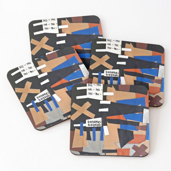 Item preview, Faux leather style collage  designed and sold by Vercmagnus.