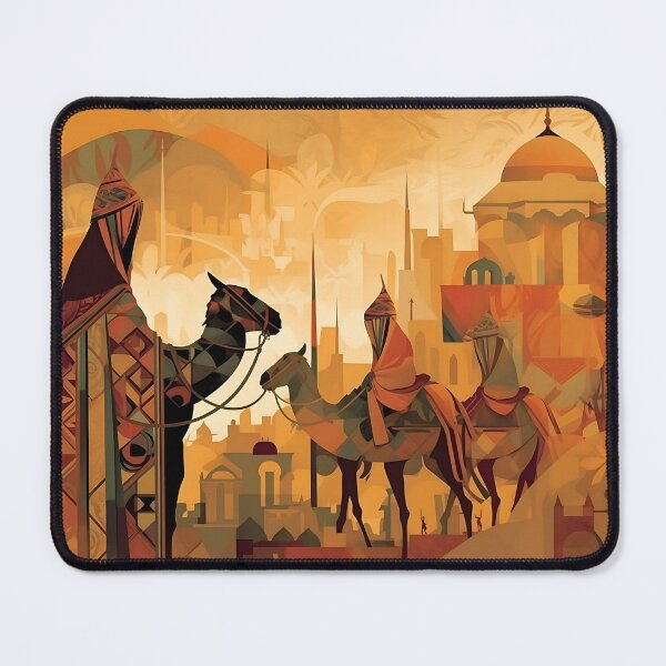 Item preview, Arabesque Infusion: Abstract Reflections of Arabian Cultural Legacy designed and sold by iQuorra.