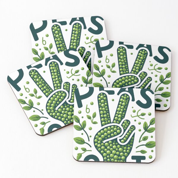 Item preview, Peas Out Funny Vegan designed and sold by KitonicTees.