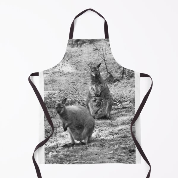Item preview, Wallabies and Joey in Donegal bw vert designed and sold by eddiebarronshop.