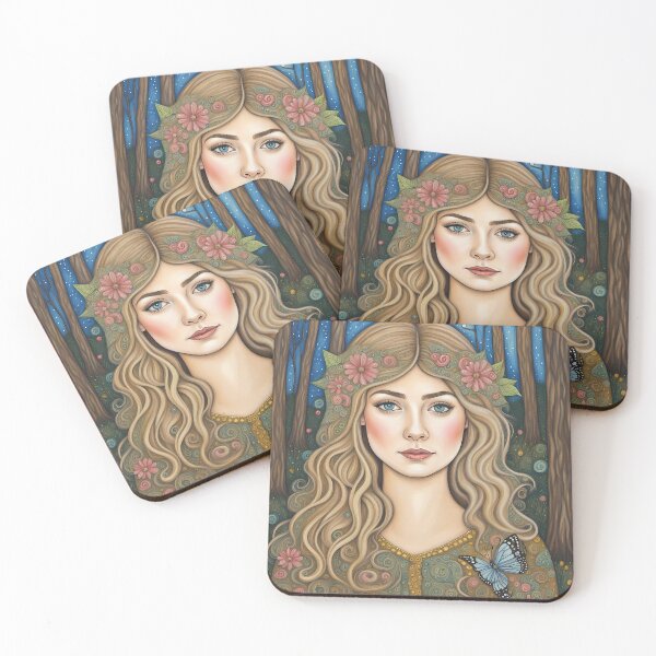 Item preview, Rosamund Pike as a fairy in the woods designed and sold by Colin Bentham.