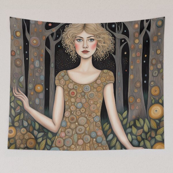 Item preview, Rosamund Pike as a fairy in the woods designed and sold by Colin Bentham.